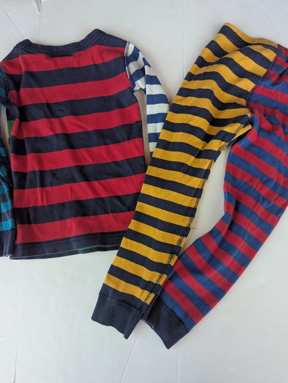 Hanna Anderson Colorful Stripe Pajamas Boys 4T